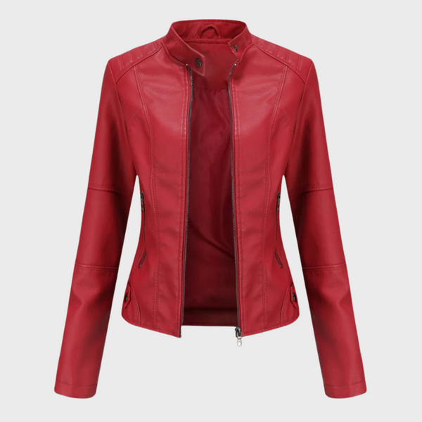 Verónica™ | Chaqueta de cuero casual