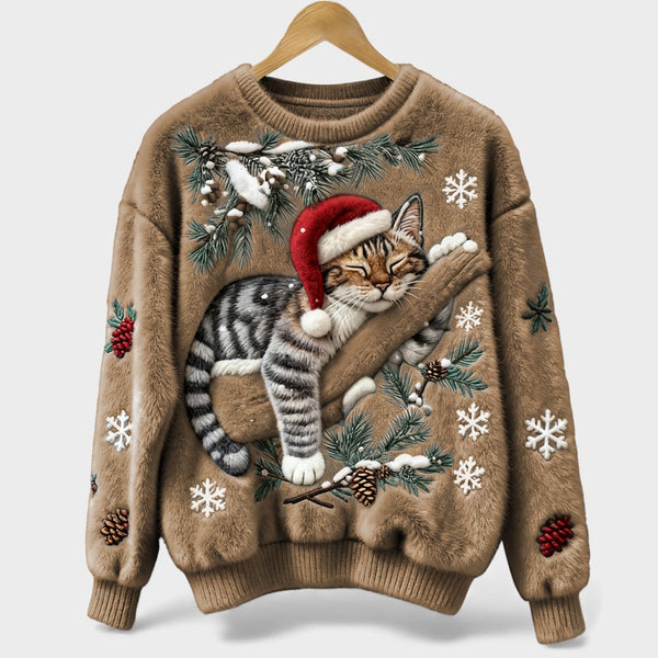 Carolina™ | Suéter Navideño de Gato