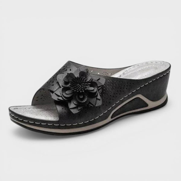 Nerea™ | Sandalias ortopédicas de cuero cómodas